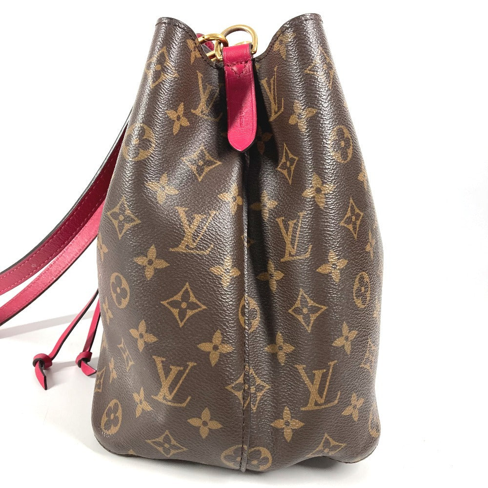 LOUIS VUITTON M43570 モノグラム ネオノエ カバン 肩掛け 巾着 斜め掛け ショルダーバッグ モノグラムキャンバス ユニセックス フリージア ピンク