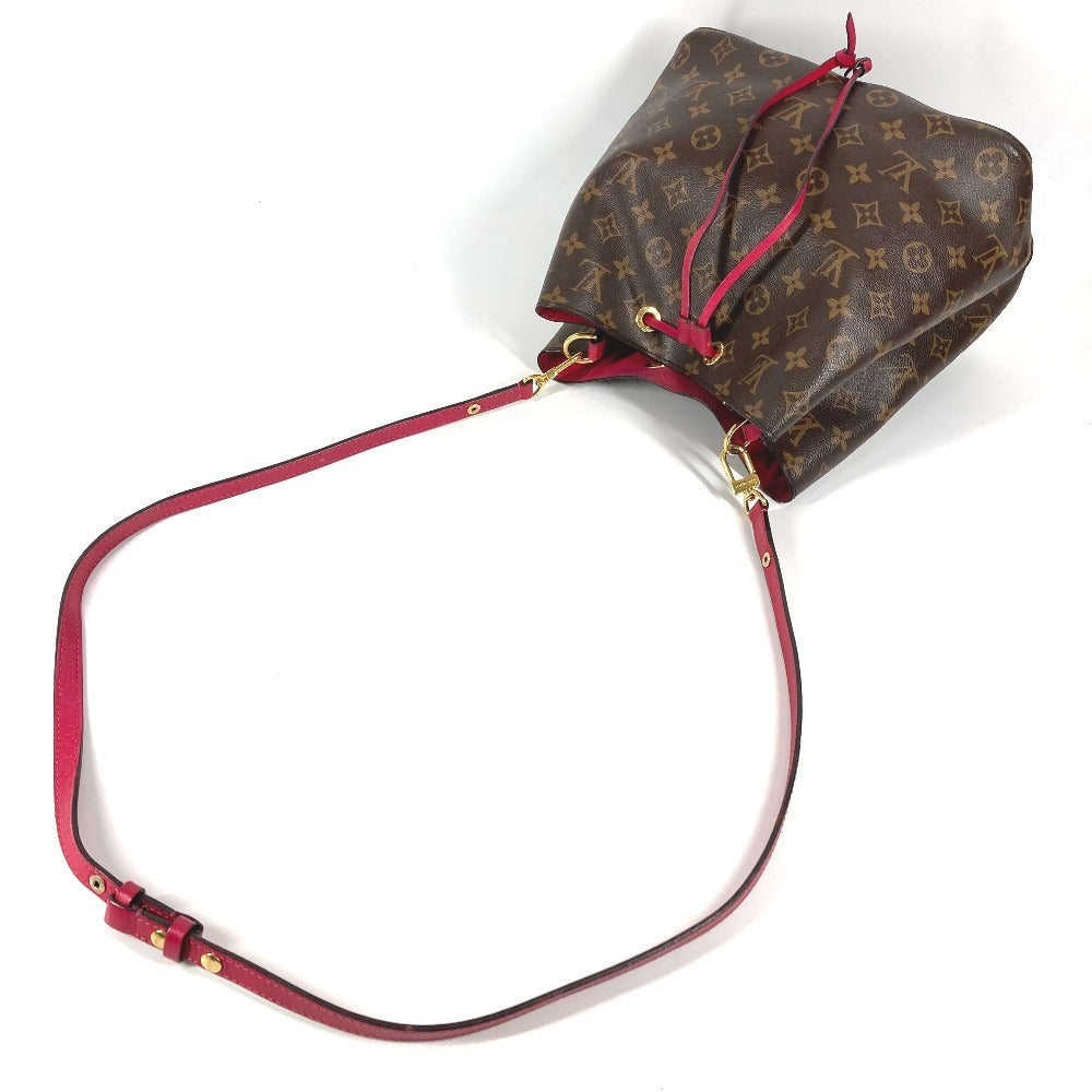 LOUIS VUITTON M43570 モノグラム ネオノエ カバン 肩掛け 巾着 斜め掛け ショルダーバッグ モノグラムキャンバス ユニセックス フリージア ピンク