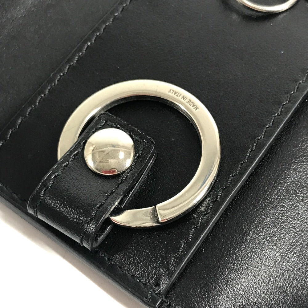 GUCCI 625565 GGエンボス ロゴ 6P 鍵 キーリング付き キーケース レザー ユニセックス ブラック