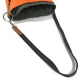 HERMES Sac de Pansage crossbody bucket-shaped shoulder bag with pouch, cotton, unisex, orange