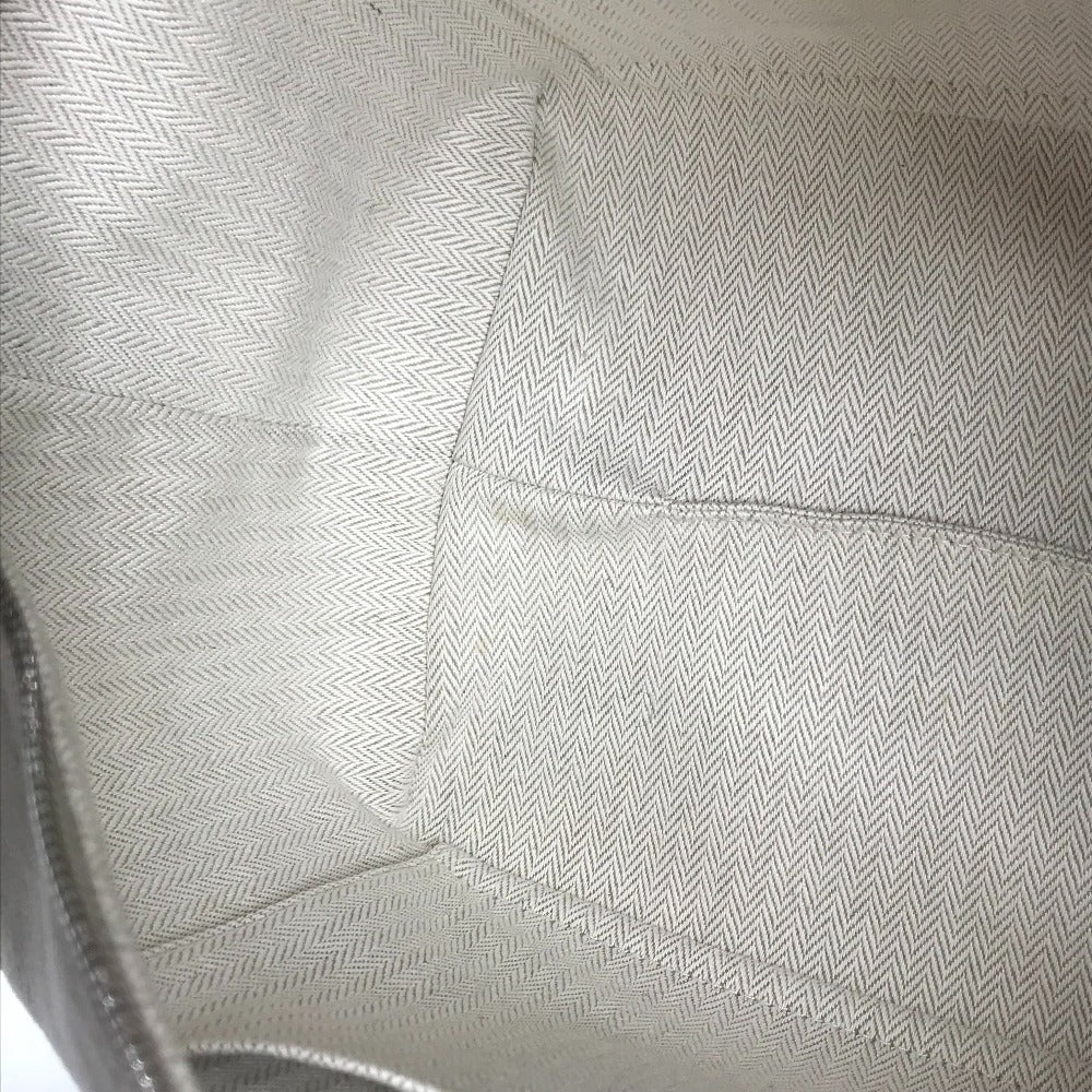 HERMES ブリッドアブラックGM ブリッドアブラック GM カバン ポーチ バニティバッグ Hロゴ ハンドバッグ コットン ユニセックス ベージュ