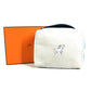 HERMES BABY ベビー 赤ちゃん ポーチ 《カブリオル》 トゥー・ゴー MM マルチポーチ おむつポーチ ポーチ コットン キッズ グリ・ペルル ブルー