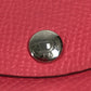 HERMES Calvi Duo Business Card Case, Pass Case, Card Case, Coin Purse, Bi-fold Wallet, Epson, Unisex, Rose Azalee Pink
