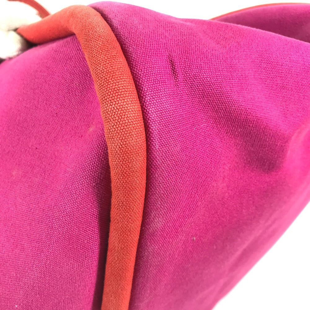 HERMES Sac Baga GM with Pouch, Tote Bag, Shoulder Bag, Handbag, Cotton, Unisex, Pink
