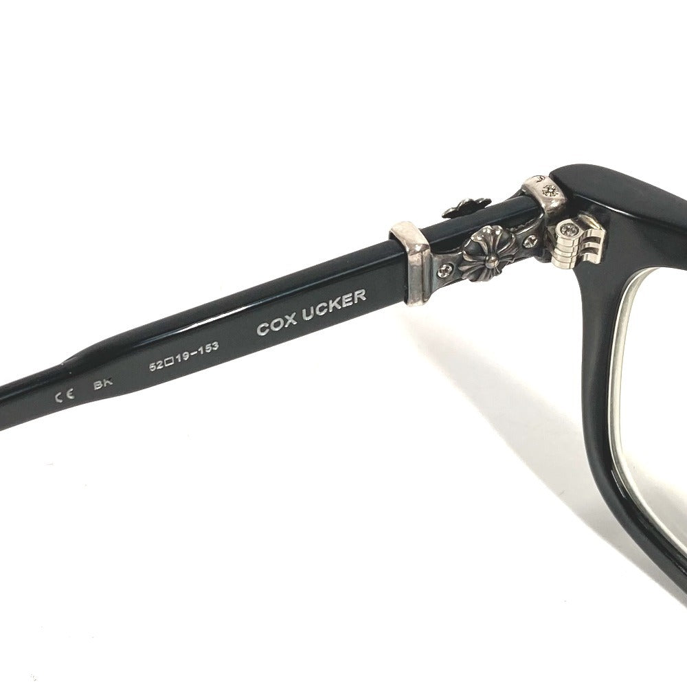 CHROME HEARTS ロゴ COX UCKER めがね メガネ アイウェア 眼鏡 眼鏡 プラスチック ユニセックス ブラック