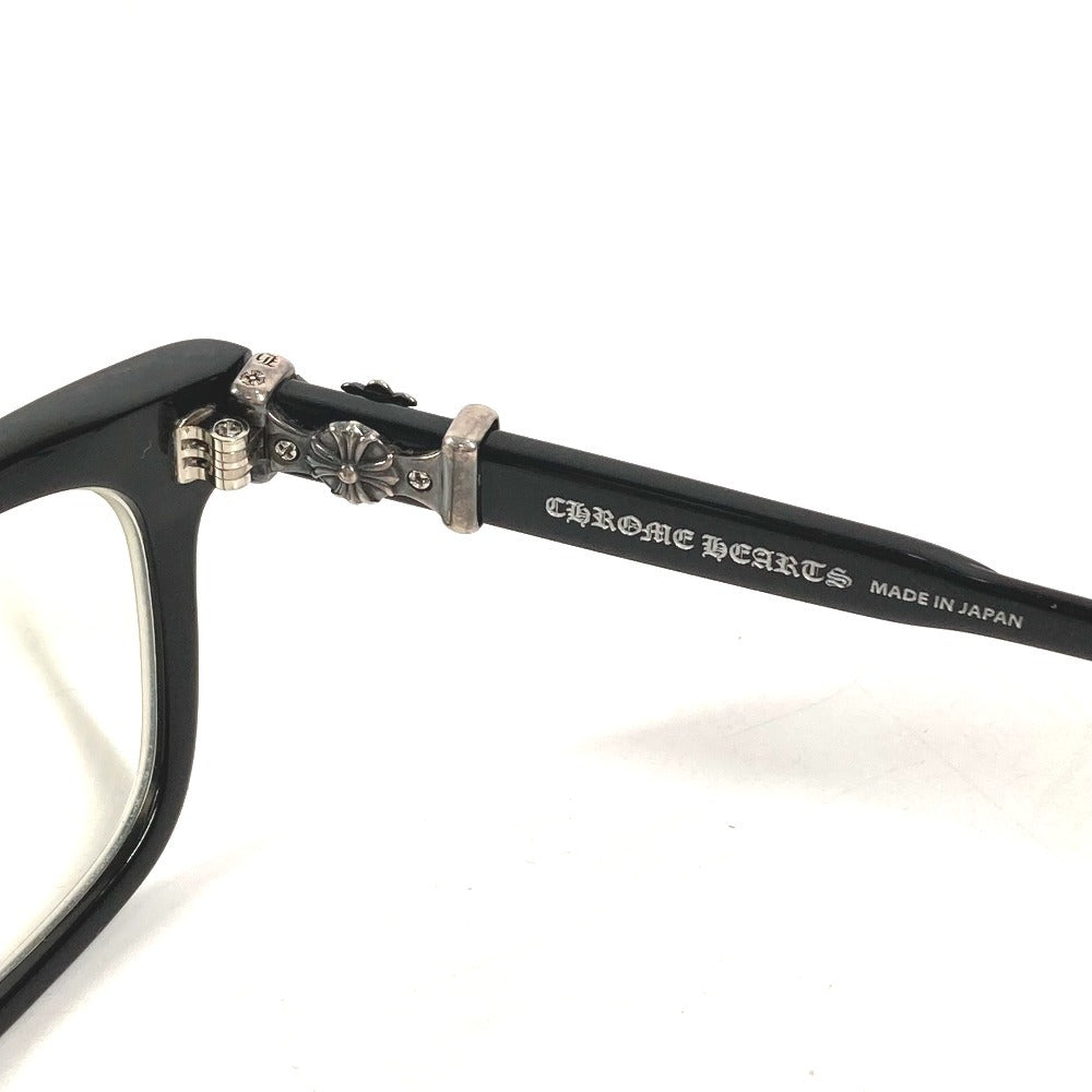 CHROME HEARTS ロゴ COX UCKER めがね メガネ アイウェア 眼鏡 眼鏡 プラスチック ユニセックス ブラック