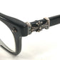 CHROME HEARTS ロゴ COX UCKER めがね メガネ アイウェア 眼鏡 眼鏡 プラスチック ユニセックス ブラック