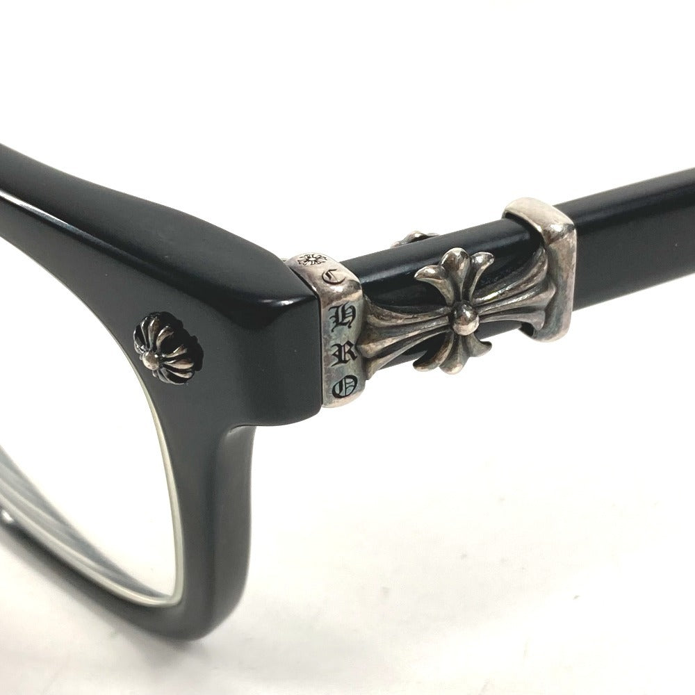 CHROME HEARTS ロゴ COX UCKER めがね メガネ アイウェア 眼鏡 眼鏡 プラスチック ユニセックス ブラック
