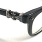 CHROME HEARTS ロゴ COX UCKER めがね メガネ アイウェア 眼鏡 眼鏡 プラスチック ユニセックス ブラック