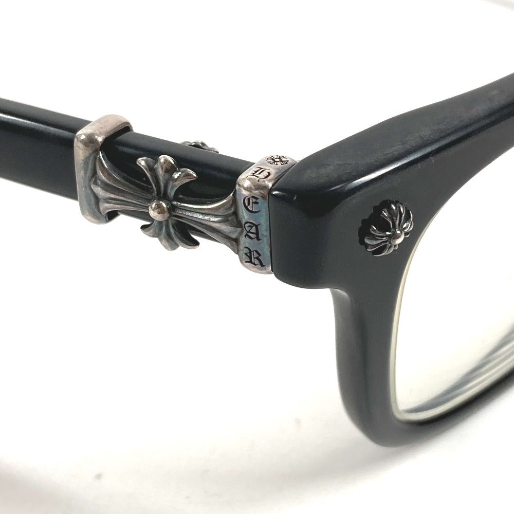 CHROME HEARTS ロゴ COX UCKER めがね メガネ アイウェア 眼鏡 眼鏡 プラスチック ユニセックス ブラック