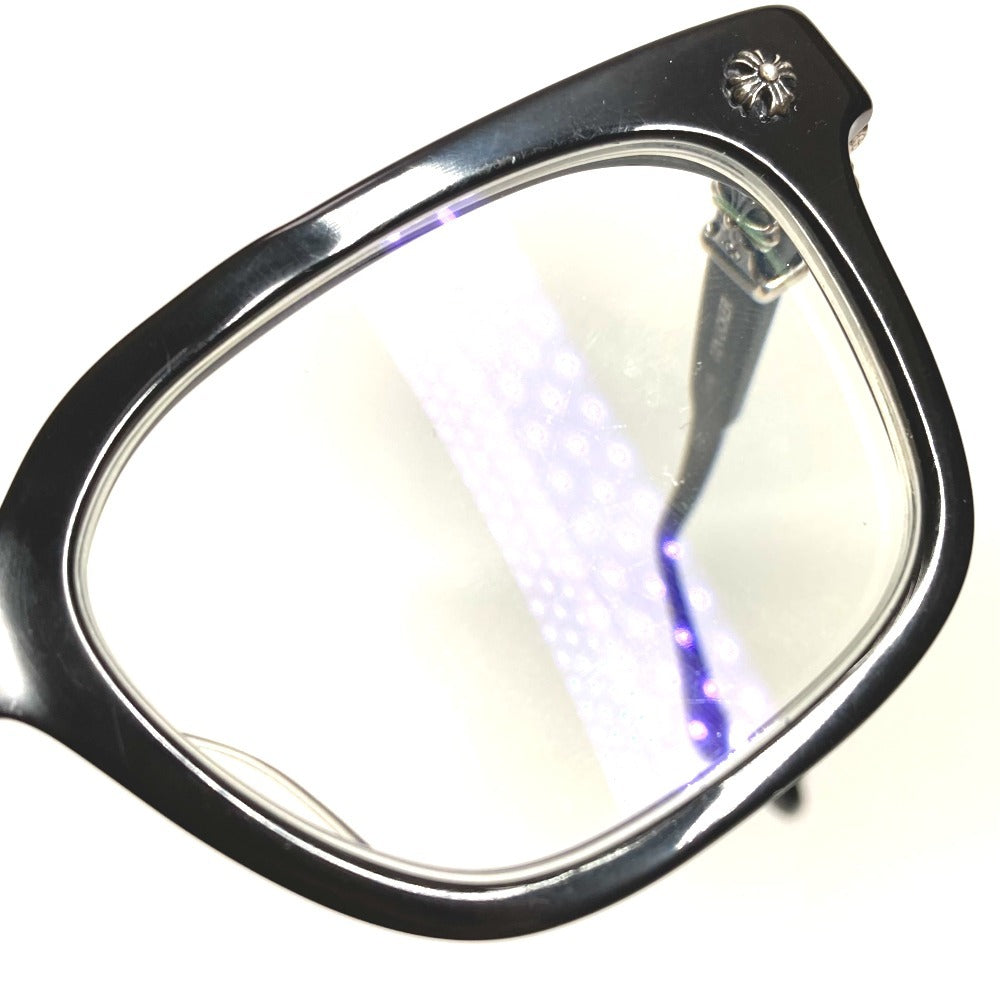 CHROME HEARTS ロゴ COX UCKER めがね メガネ アイウェア 眼鏡 眼鏡 プラスチック ユニセックス ブラック