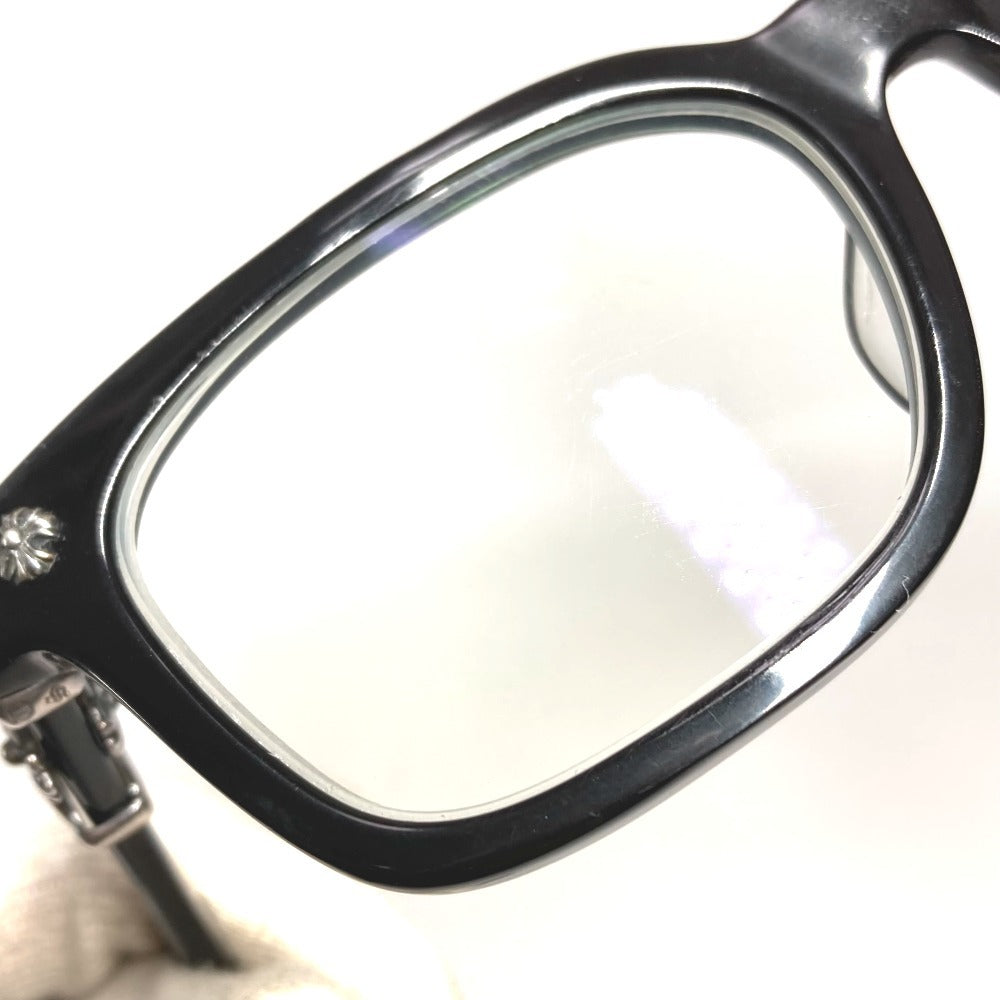 CHROME HEARTS ロゴ COX UCKER めがね メガネ アイウェア 眼鏡 眼鏡 プラスチック ユニセックス ブラック