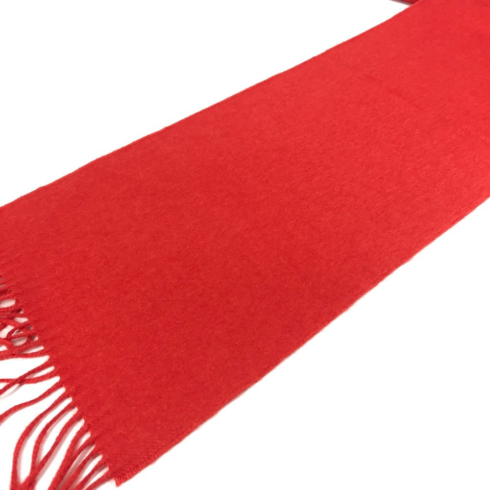 GUCCI Fringe BOSCO Dog Scarf Cashmere Women's Red