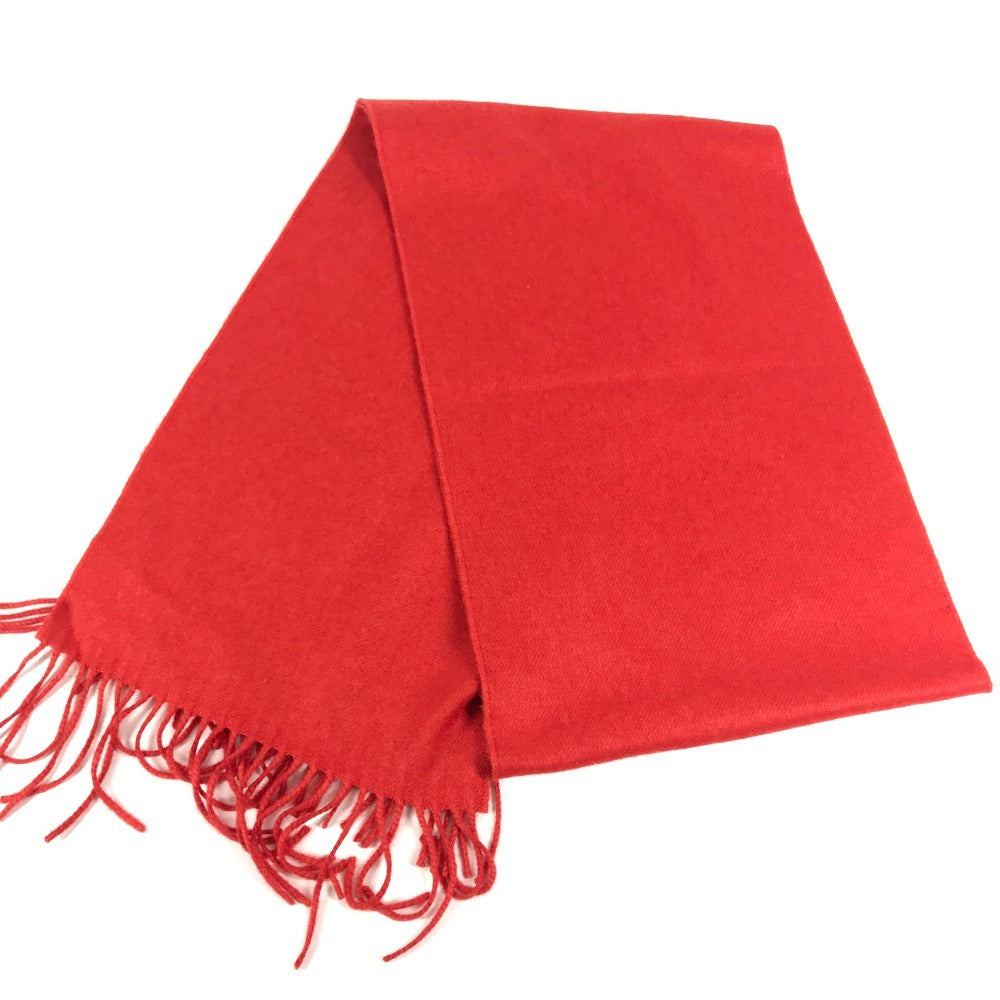 GUCCI Fringe BOSCO Dog Scarf Cashmere Women's Red