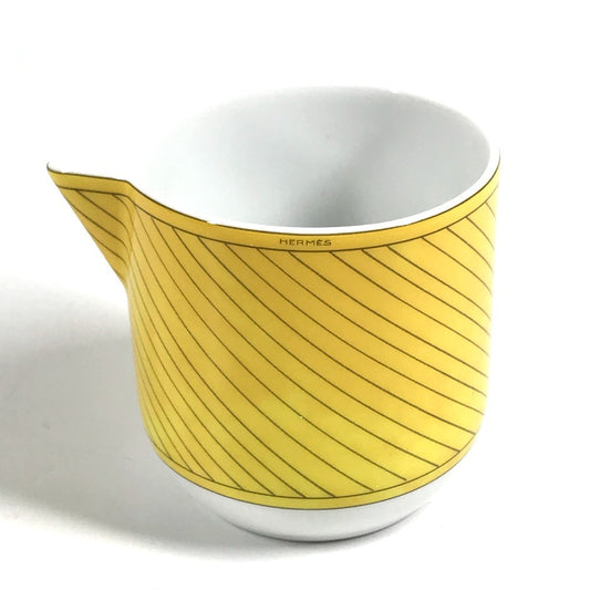 HERMES クリーマー ソレイユドゥ ソレイユ ドゥ ミルクポット ミルクピッチャー 食器 インテリア 雑貨 陶器 レディース イエロー