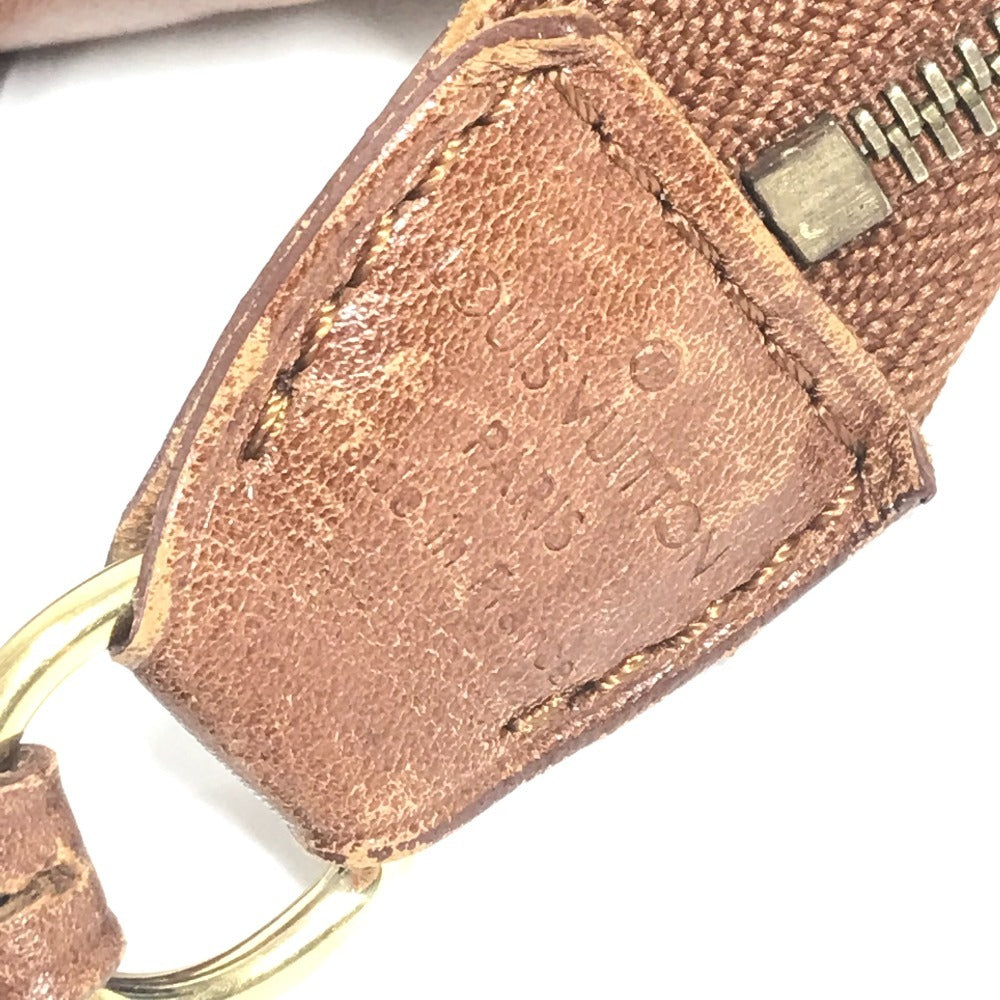LOUIS VUITTON M95161 モノグラムチャーム ポシェットアクセソワール カバン ハンドバッグ アクセサリーポーチ チェーン柄 ショルダーバッグ ビニール/レザー レディース ホワイト