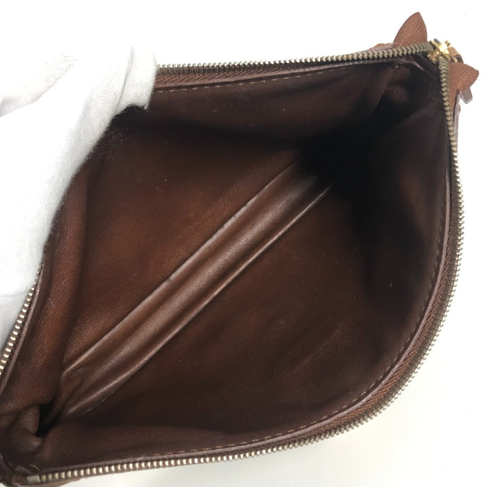 LOUIS VUITTON M95161 モノグラムチャーム ポシェットアクセソワール カバン ハンドバッグ アクセサリーポーチ チェーン柄 ショルダーバッグ ビニール/レザー レディース ホワイト