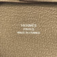HERMES バスティア 財布 小銭入れ スクエア コインケース シェーブル ユニセックス エトゥープ グレー