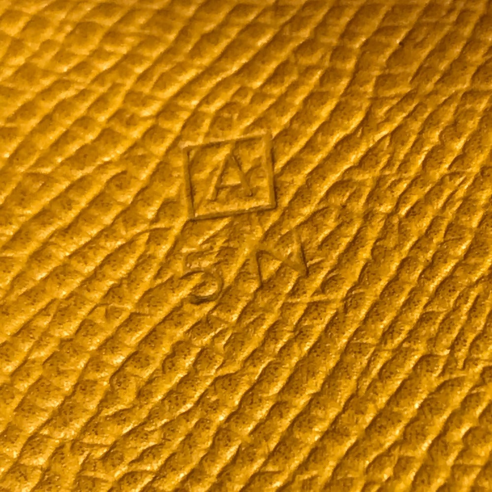 HERMES 2つ折り バイカラー アジェンダMM アジェンダ PM システム手帳 ステーショナリー 手帳カバー レザー ユニセックス ネイビー