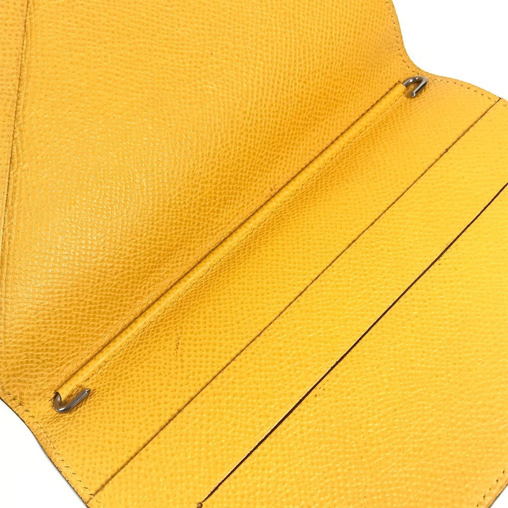 HERMES 2つ折り バイカラー アジェンダMM アジェンダ PM システム手帳 ステーショナリー 手帳カバー レザー ユニセックス ネイビー