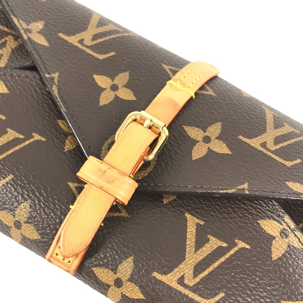 LOUIS VUITTON GI0736 モノグラム チョップスティック エテュイ・4バゲット 箸2膳 箸置き2個 ポーチセット 雑貨 メタル ユニセックス ブラウン