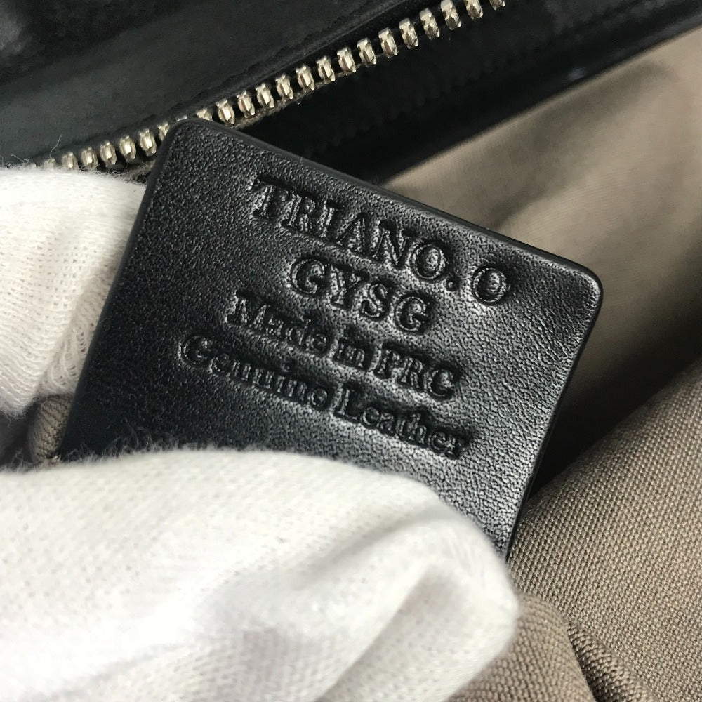 BALLY ライン ロゴ 2WAYバッグ ショルダーバッグ 旅行バッグ トラベルバッグ ボストンバッグ レザー ユニセックス ブラック