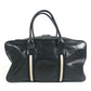BALLY ライン ロゴ 2WAYバッグ ショルダーバッグ 旅行バッグ トラベルバッグ ボストンバッグ レザー ユニセックス ブラック