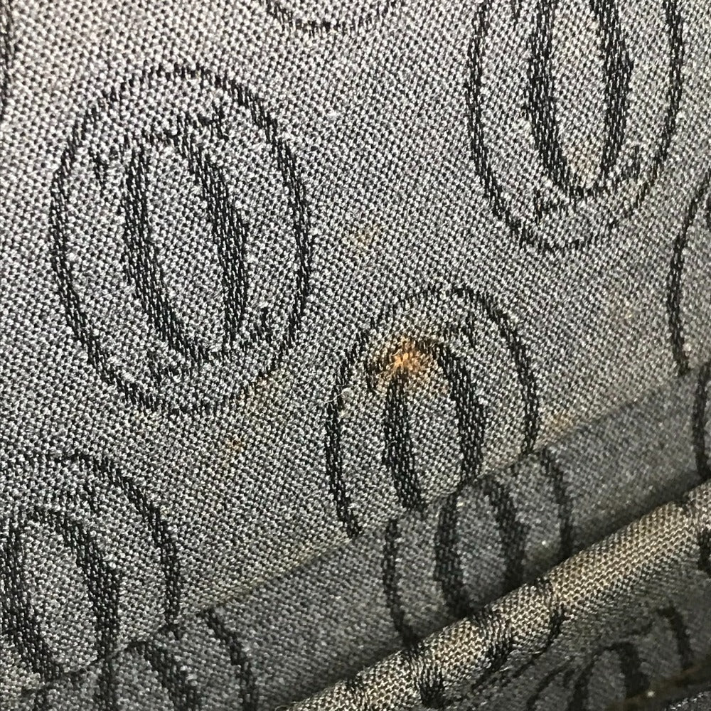 CARTIER ヴィンテージ サファイアライン カバン チェーン 斜め掛け ポシェット フラップ ショルダーバッグ レザー ユニセックス ネイビー