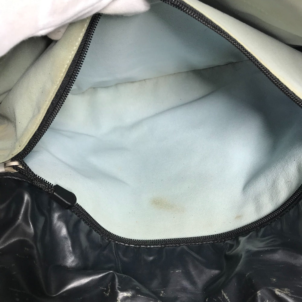 CHANEL スポーツ ロゴ CC ココマーク カバン 斜め掛け フラップ ショルダーバッグ コーティングキャンバス ユニセックス ブラック