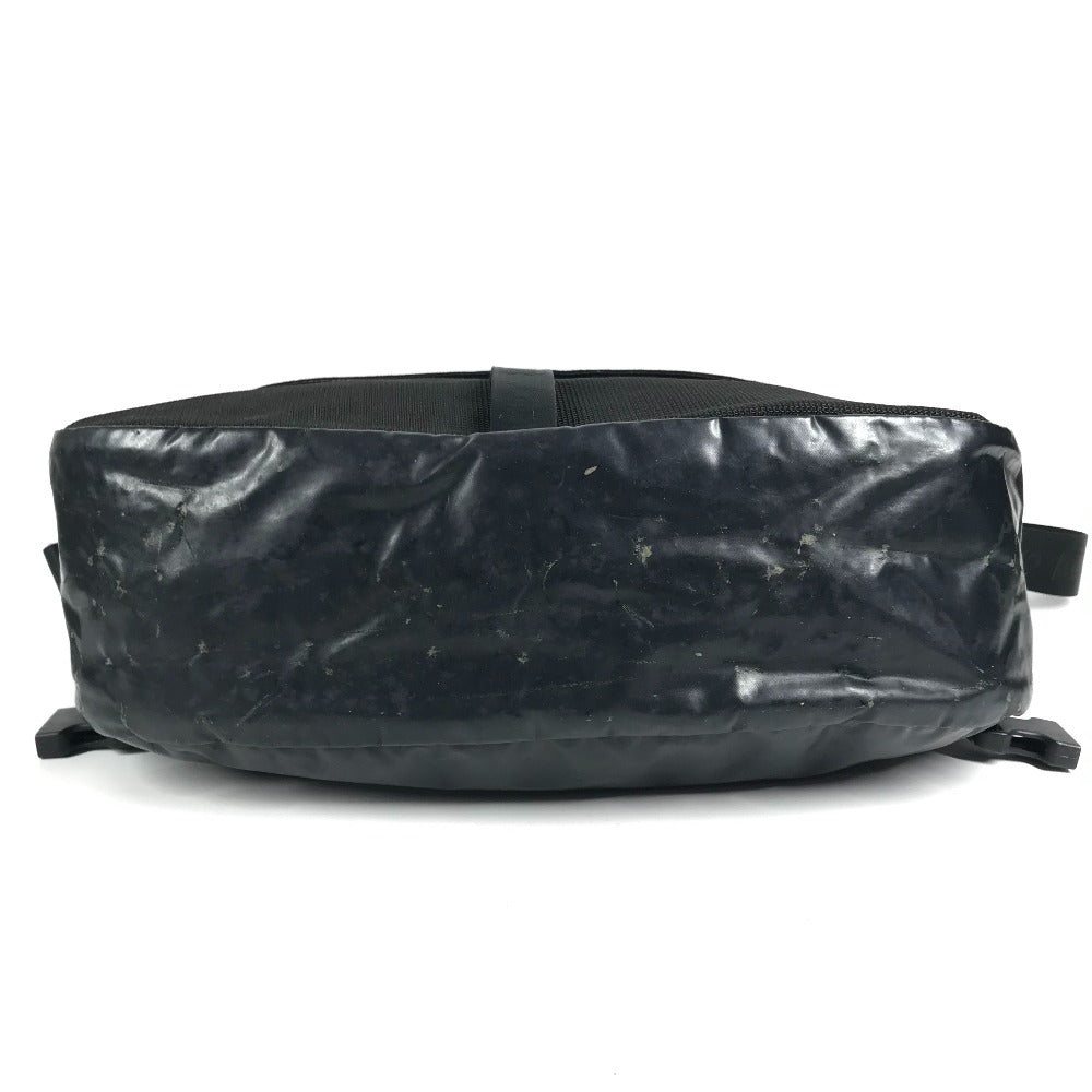 CHANEL スポーツ ロゴ CC ココマーク カバン 斜め掛け フラップ ショルダーバッグ コーティングキャンバス ユニセックス ブラック