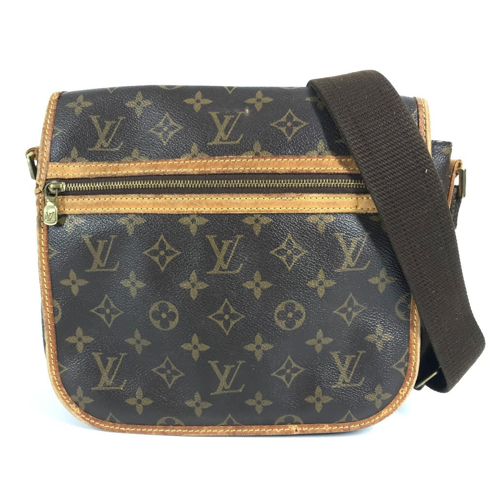 LOUIS VUITTON M40106 モノグラム ボスフォール PM ボスフォールPM 斜め掛け カバン フラップ 肩掛け ショルダーバッグ モノグラムキャンバス ユニセックス ブラウン
