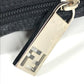 FENDI 7VA148 Zucca Logo Crossbody Shoulder Bag in Leather/Nylon, Unisex, Black
