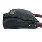 FENDI 7VA148 Zucca Logo Crossbody Shoulder Bag in Leather/Nylon, Unisex, Black
