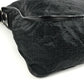 FENDI 7VA148 Zucca Logo Crossbody Shoulder Bag in Leather/Nylon, Unisex, Black