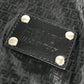 FENDI 7VA148 Zucca Logo Crossbody Shoulder Bag in Leather/Nylon, Unisex, Black