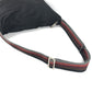 FENDI 7VA148 Zucca Logo Crossbody Shoulder Bag in Leather/Nylon, Unisex, Black