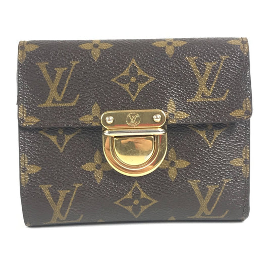 LOUIS VUITTON M58013 Monogram Portefeuille Koala Compact Wallet, Tri-fold Wallet, Monogram Canvas, Unisex, Brown
