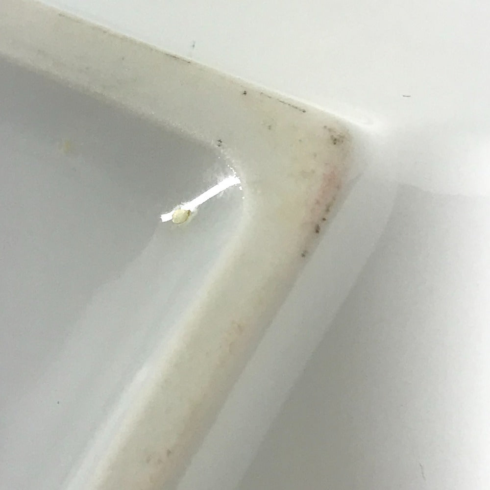 HERMES シェーヌダンクル ロゴ アッシュトレイ 皿 インテリア トレー 灰皿 陶器 ユニセックス ホワイト