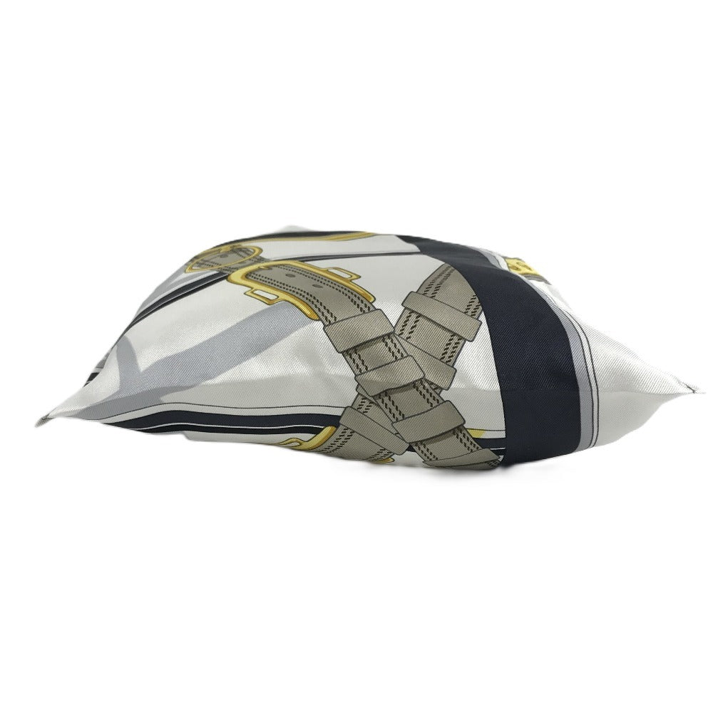 HERMES プティアッシュ petit h ティアッシュ フロシキ PM ポーチ カバン フロシキ ハンドバッグ シルク レディース ホワイト