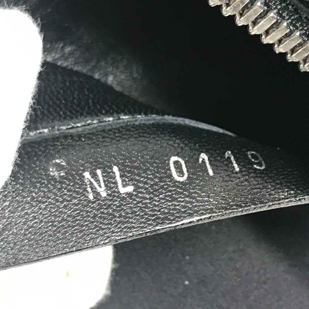 LOUIS VUITTON モノグラム フリル ショートブーツ 靴 シューズ ブーツ レザー レディース ブラック