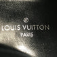 LOUIS VUITTON モノグラム フリル ショートブーツ 靴 シューズ ブーツ レザー レディース ブラック