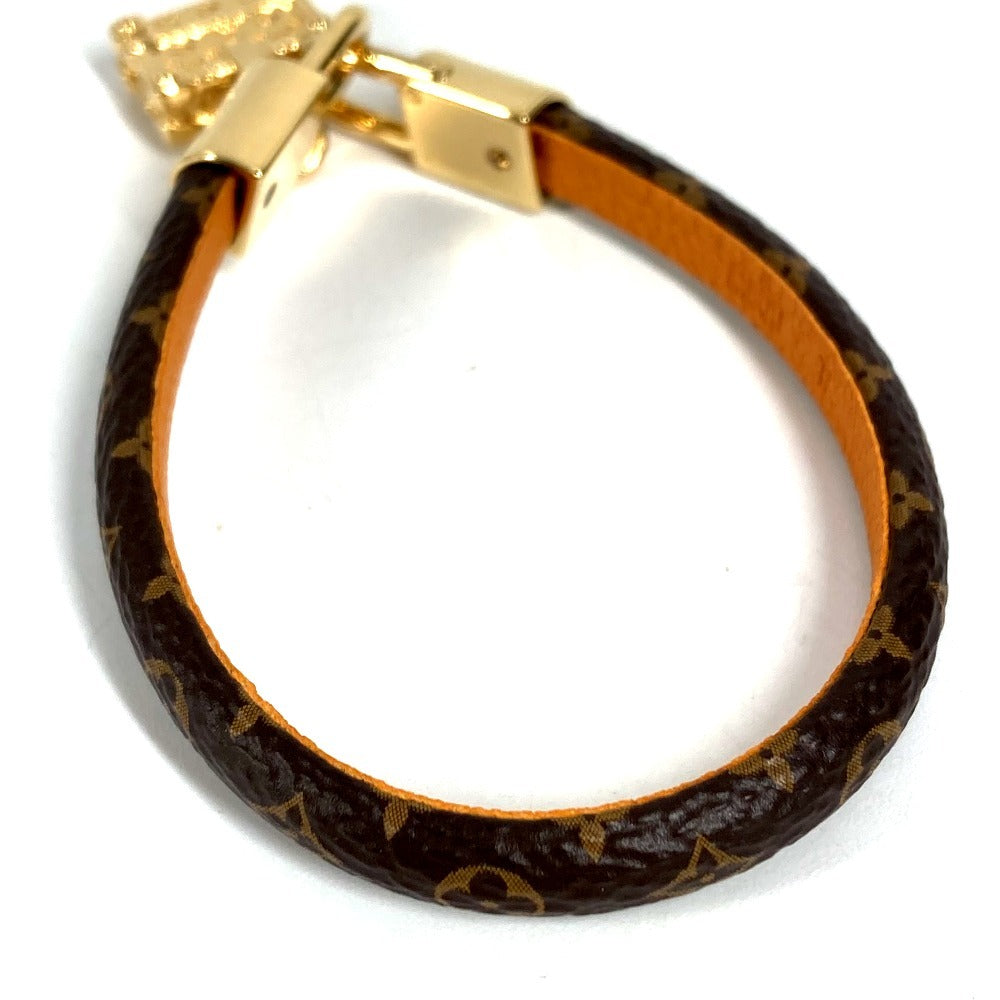 LOUIS VUITTON M8011F Monogram Petite Malle Bracelet, Monogram Canvas, Brown, Women's