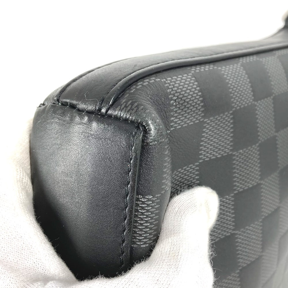 LOUIS VUITTON N40122 ダミエアンフィニ ディスカバリー メッセンジャー PPM カバン 斜め掛け ポシェット ショルダーバッグ ダミエアンフィニレザー ユニセックス ブラック