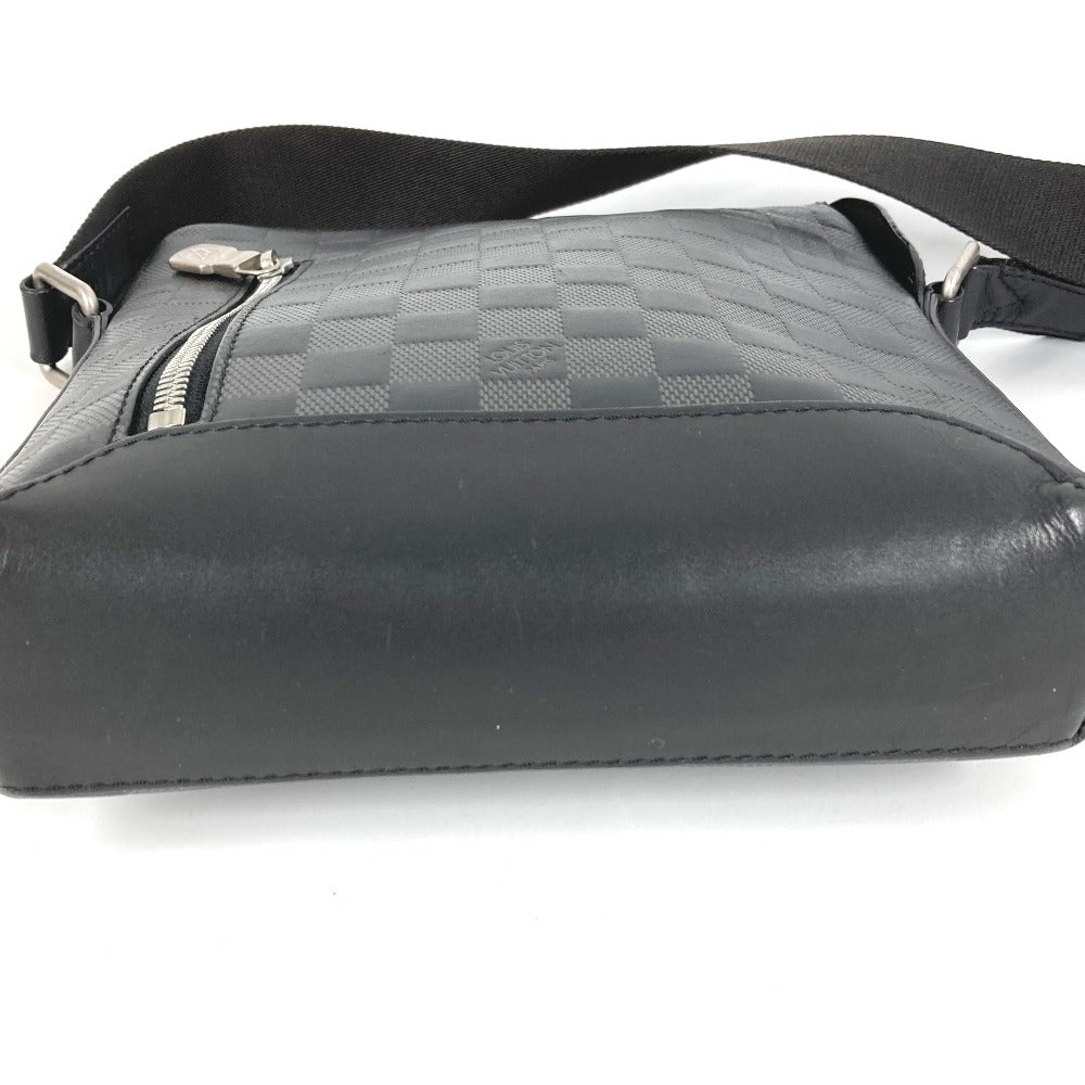 LOUIS VUITTON N40122 ダミエアンフィニ ディスカバリー メッセンジャー PPM カバン 斜め掛け ポシェット ショルダーバッグ ダミエアンフィニレザー ユニセックス ブラック