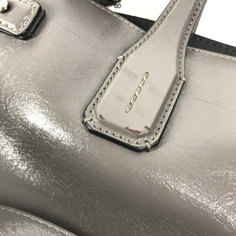 BURBERRY 8006616 ビジネスバッグ ロゴ 2WAYバッグ ショルダーバッグ トートバッグ ハンドバッグ レザー ユニセックス グレー
