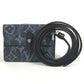 LOUIS VUITTON M69998 モノグラムパステル オーガナイザー･ドゥポッシュ ストラップ付き ショルダーウォレット 財布 3つ折り財布 レザー ユニセックス ネイビー