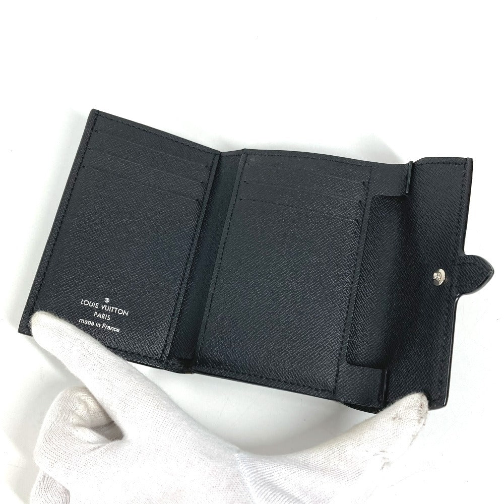 LOUIS VUITTON M69998 モノグラムパステル オーガナイザー･ドゥポッシュ ストラップ付き ショルダーウォレット 財布 3つ折り財布 レザー ユニセックス ネイビー