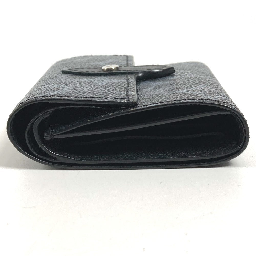 LOUIS VUITTON M69998 モノグラムパステル オーガナイザー･ドゥポッシュ ストラップ付き ショルダーウォレット 財布 3つ折り財布 レザー ユニセックス ネイビー