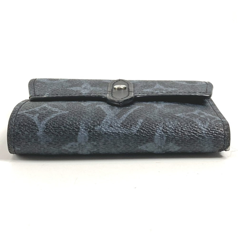 LOUIS VUITTON M69998 モノグラムパステル オーガナイザー･ドゥポッシュ ストラップ付き ショルダーウォレット 財布 3つ折り財布 レザー ユニセックス ネイビー