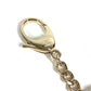 CHANEL ABG045 B25A Heart CC Coco Mark Logo Faux Pearl Rhinestone Bag Charm Chain Keychain Metal Women's Gold